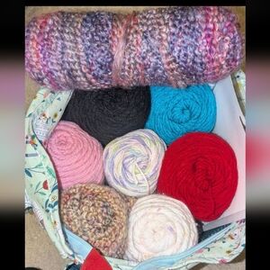 Crochet Yarn set 7 skeins